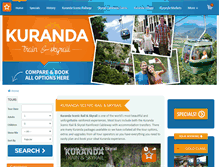 Tablet Screenshot of kurandainfo.com